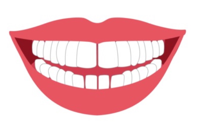 すきっ歯イラスト