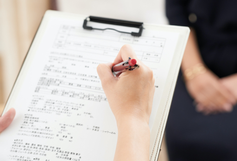 問診表へご記入